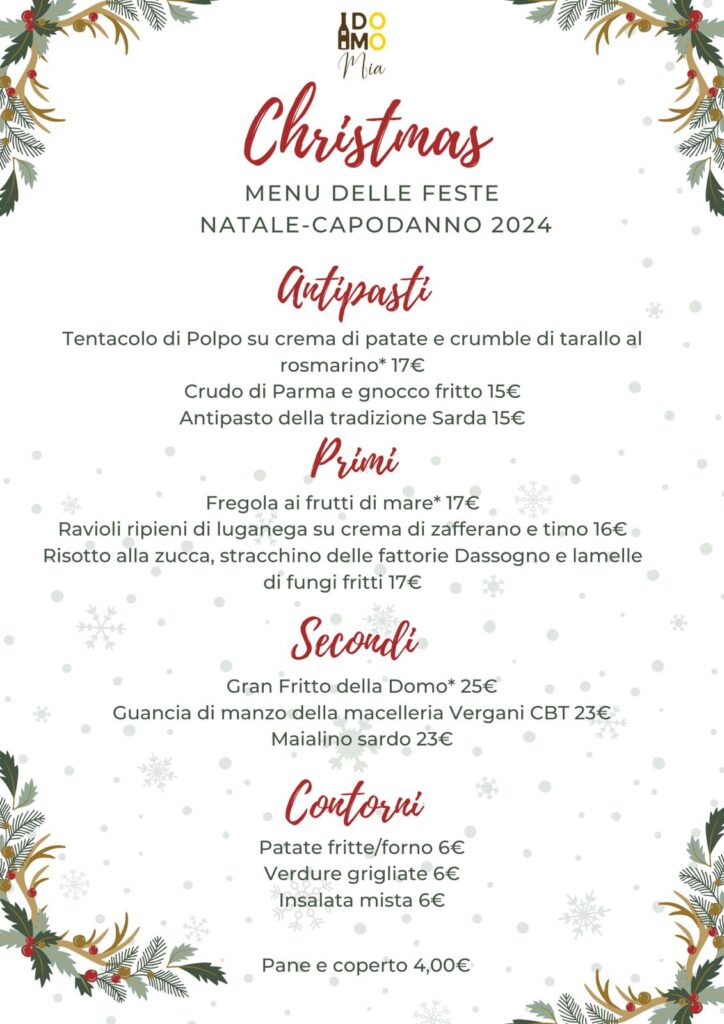 Menu Natale-Capodanno 2024